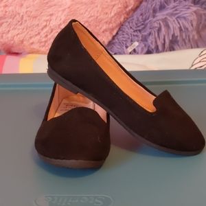 New Black Suede Slippers